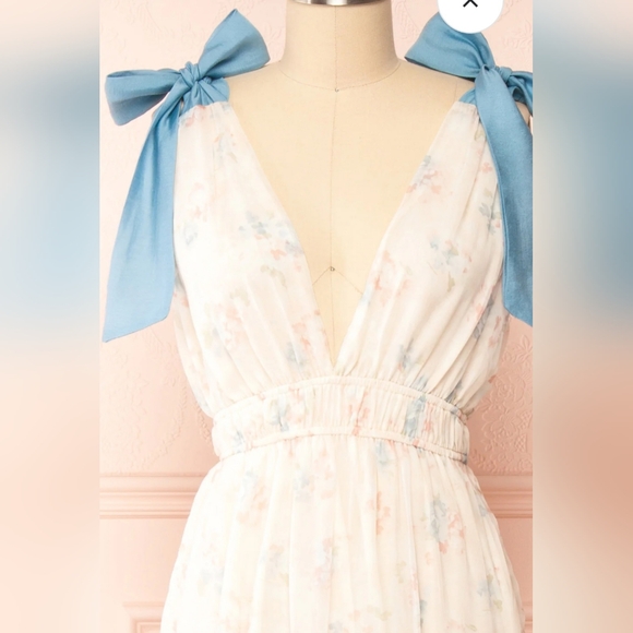 Storia Camila Floral Midi Dress Medium New with Tags - Picture 6 of 10